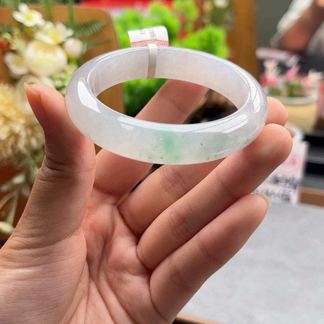 翡翠未镶嵌手镯51-52号48