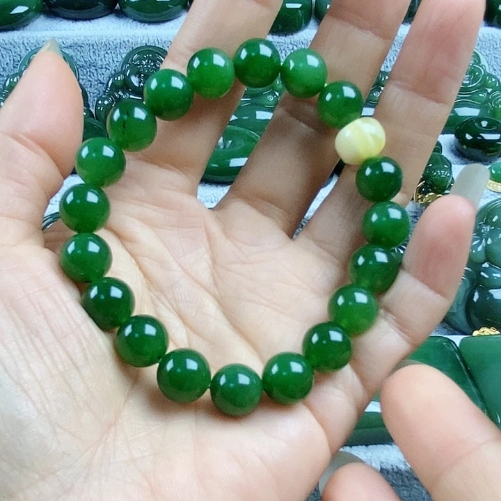和田玉（碧玉）未镶嵌吊坠(不含链)