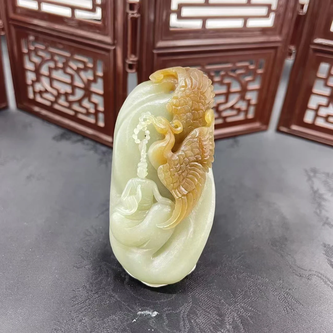 B576 和田玉吊坠 GZH311245116