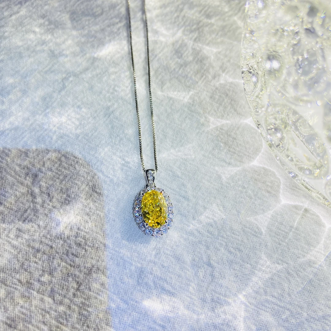 【尚美高端】精美时尚黄色吊坠 ZSS 6613