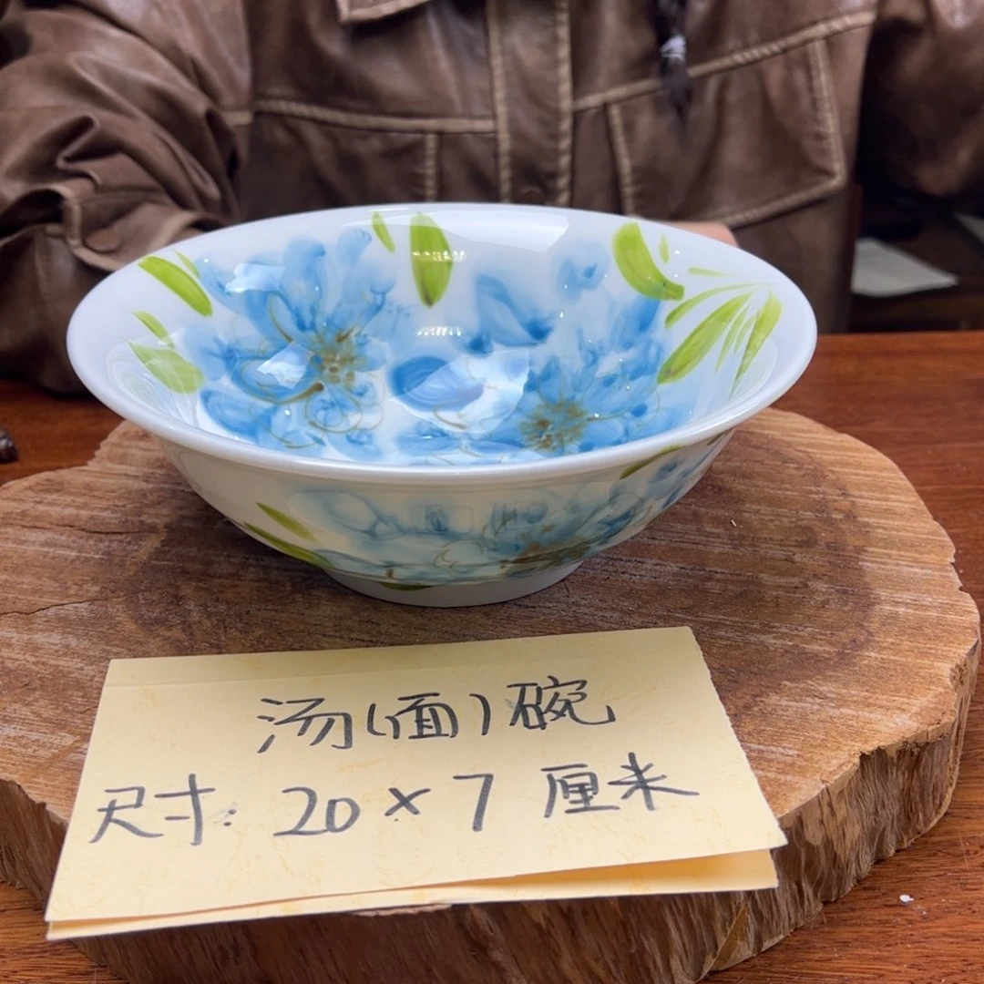 瓷片景德镇陶瓷手工手绘制作