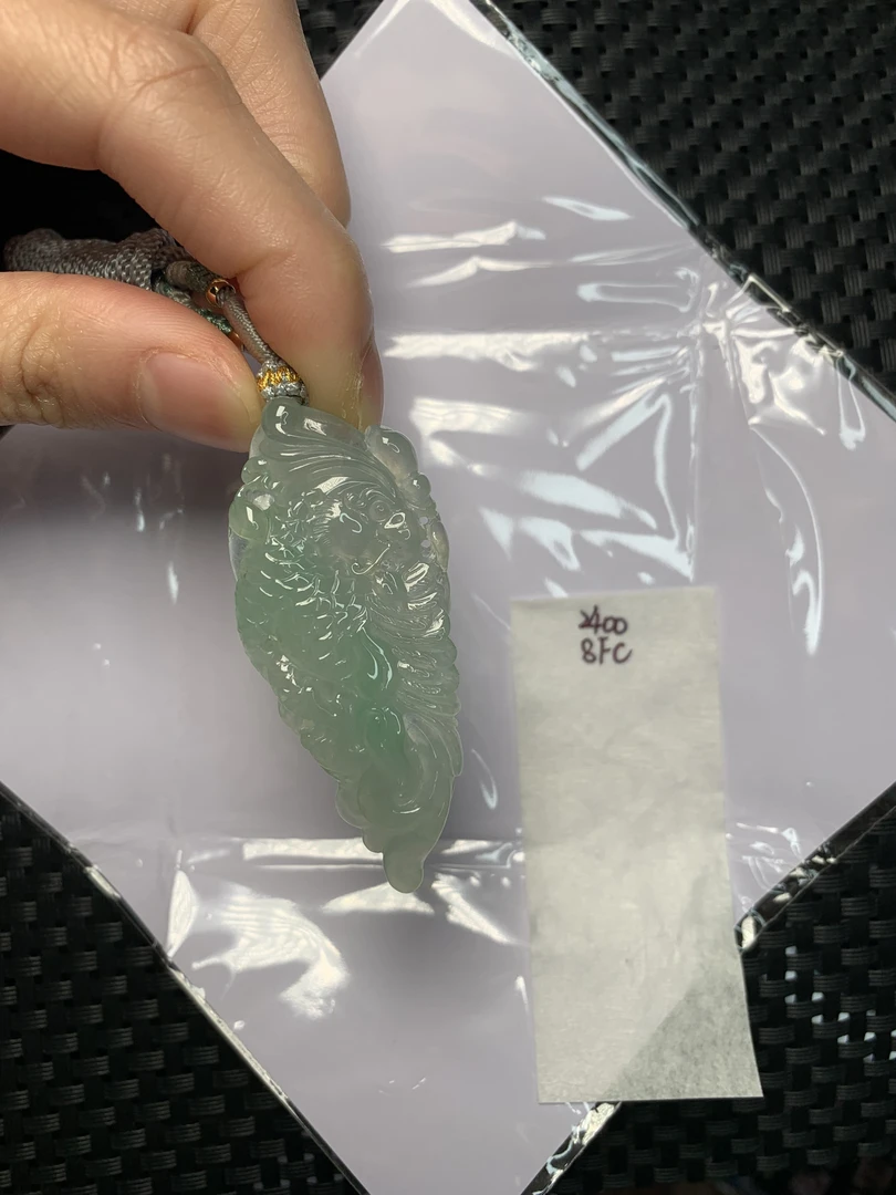 天然缅甸翡翠A货 8FC