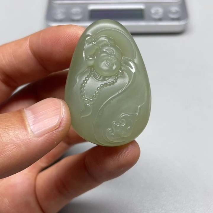 和田玉吊坠(不含链)未镶嵌X*H