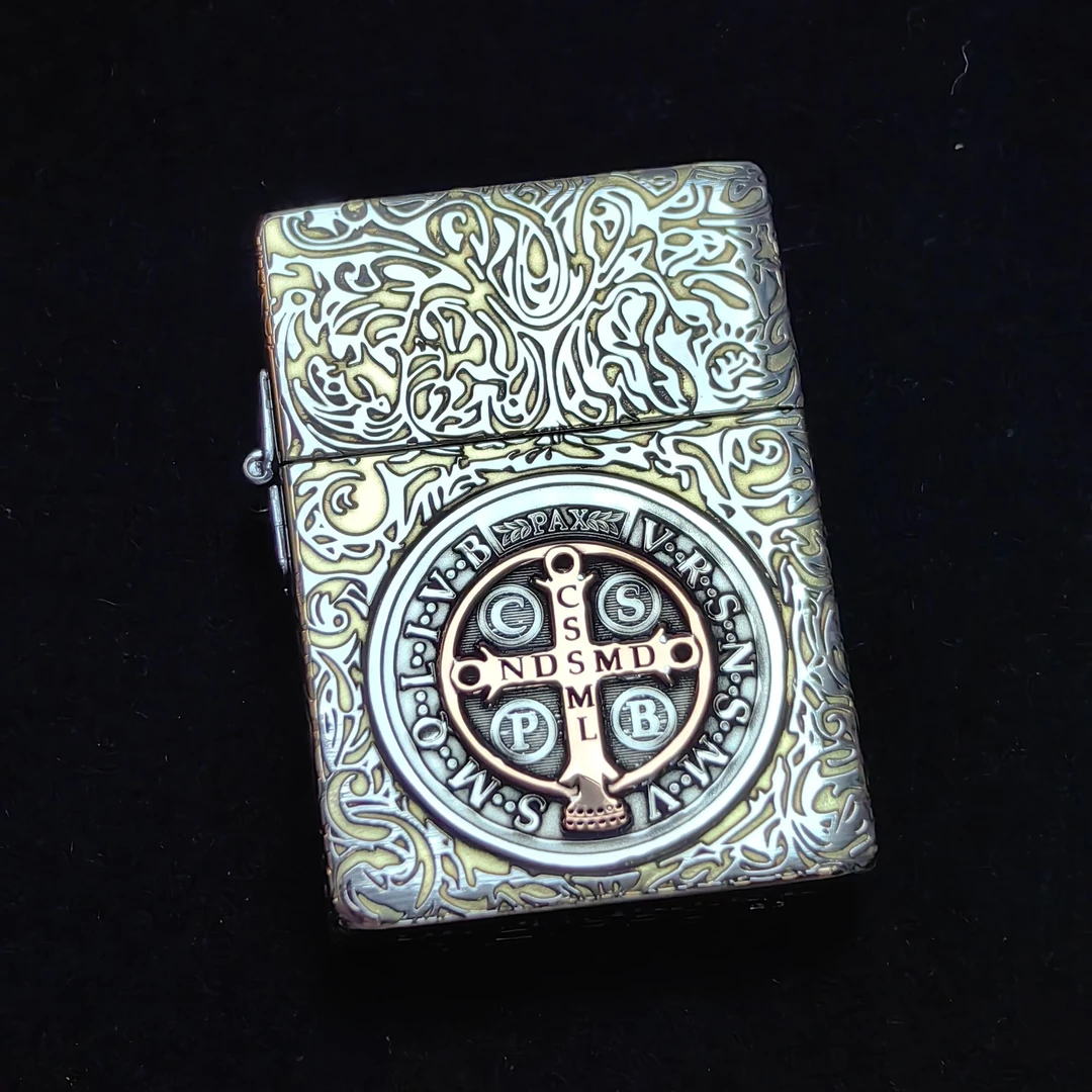 ZIPPO 打火机正品 1935.25镶嵌康斯坦丁 1265 防风男士