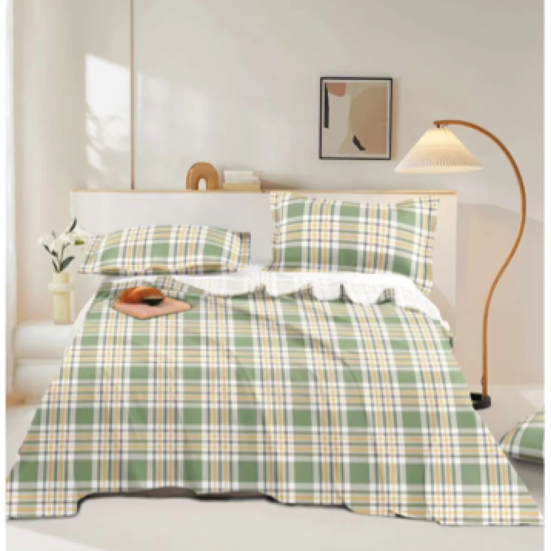 绿色格调山东正宗双经双纬老粗布 四季可用吸汗透气