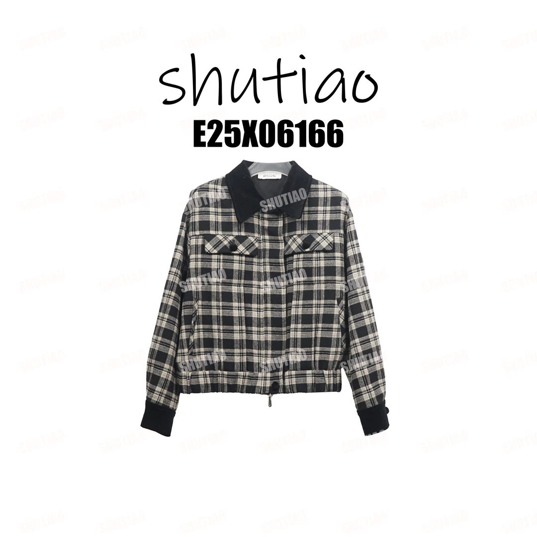 【SHUTIAO】2025秋冬：新款小众设计款外套E25X06166