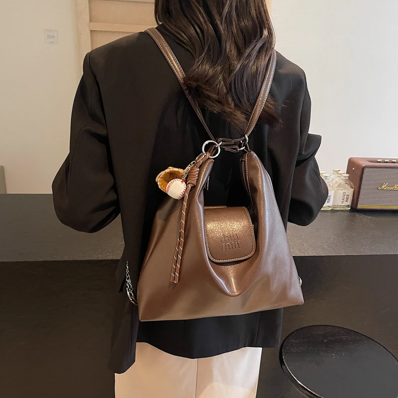 包包女款爆款2024新款单肩包女包一包三用背包百搭双肩包托特包女