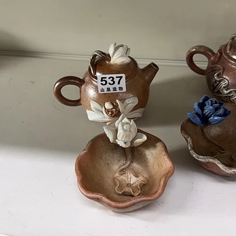 瓷片柴烧柴烧柴烧537一套