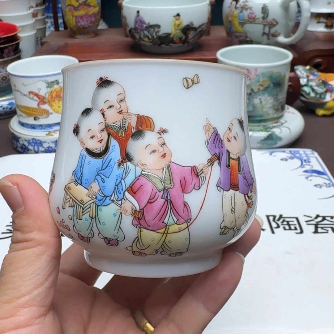 景德镇手工手绘展示