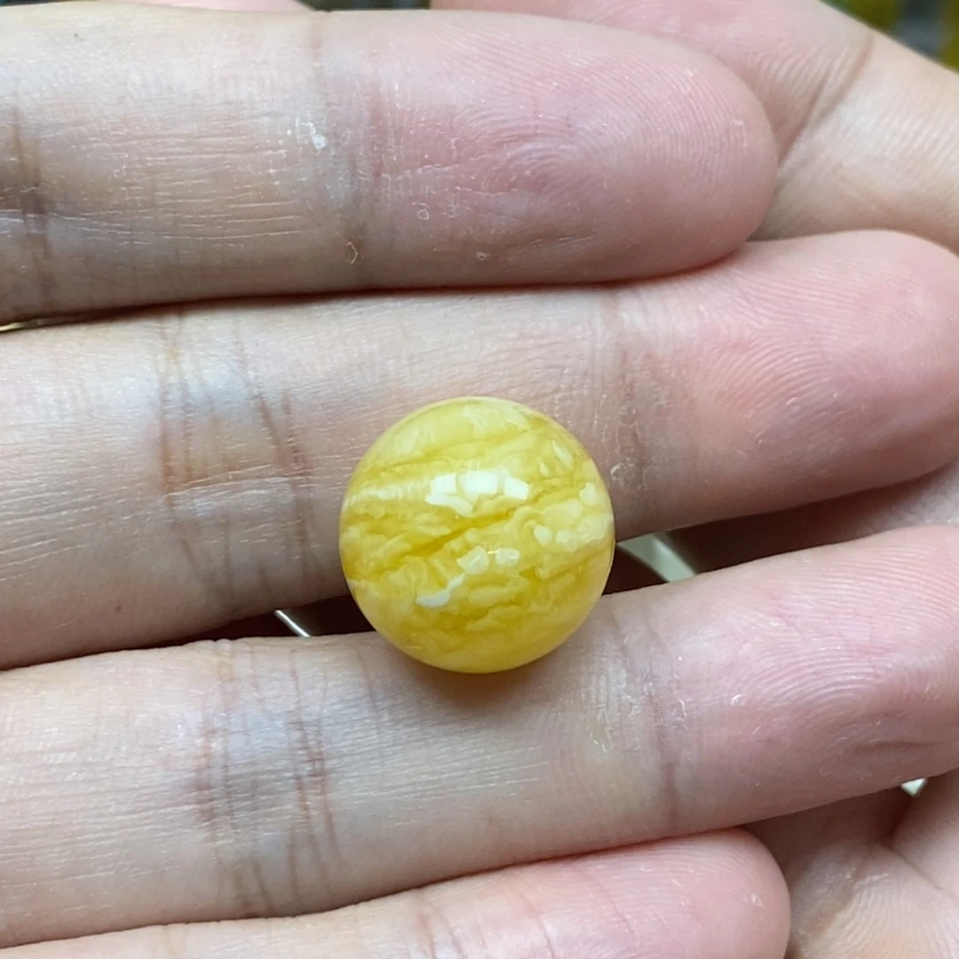 【闪购商品】琥珀手链未镶嵌金*哥16圆珠