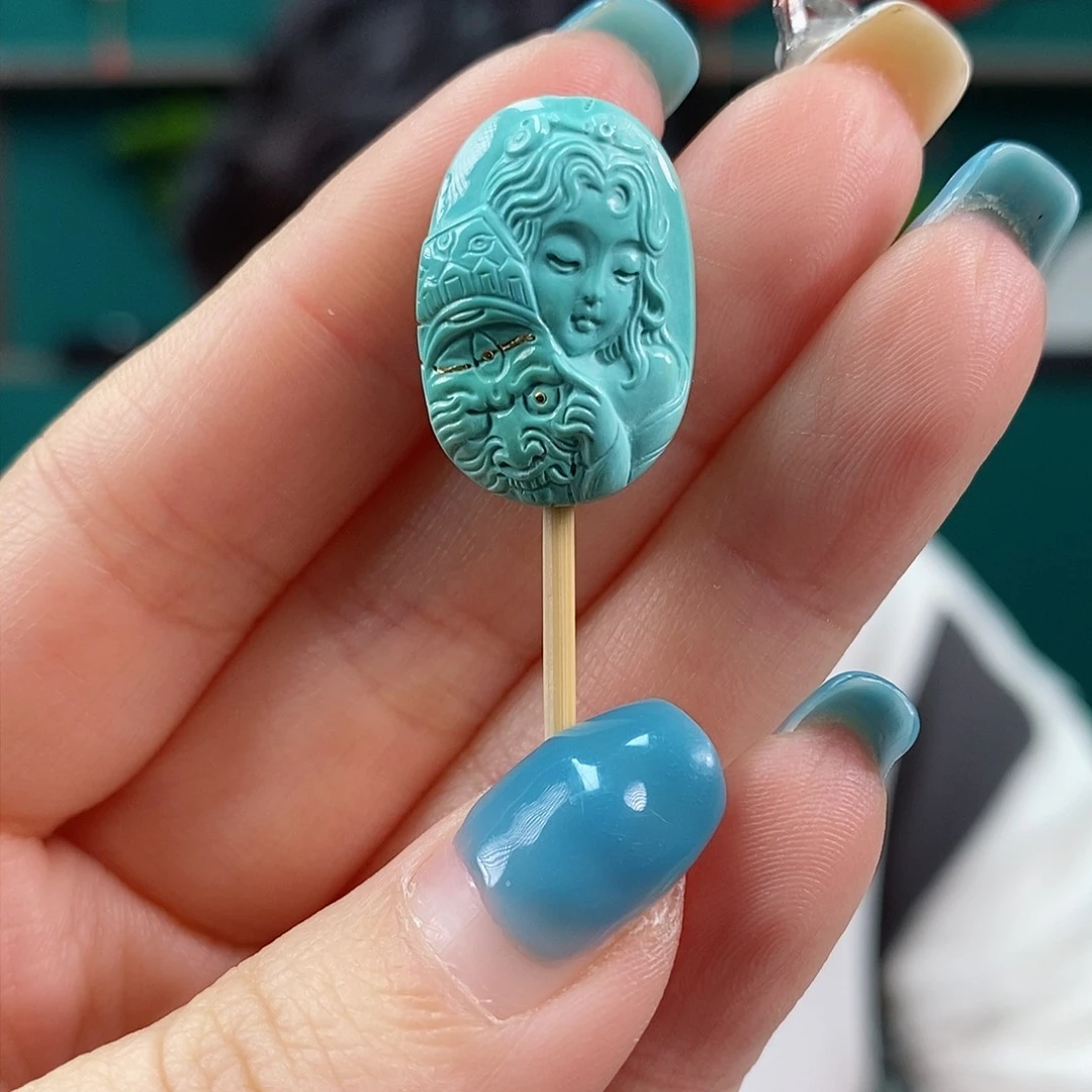 绿松石珠宝奇石未镶嵌