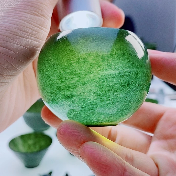 未镶嵌和田玉（青玉）把件
