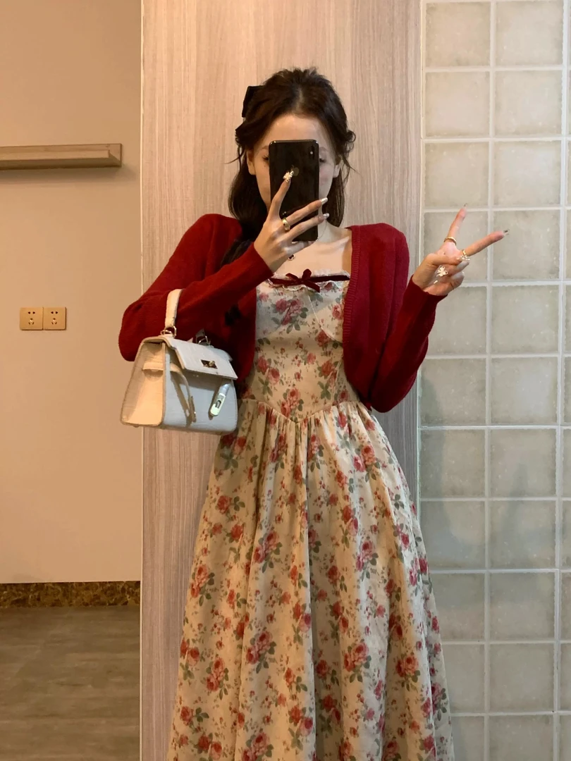 【301-350编码点这里】秋冬新款女士高级感连衣长裙女