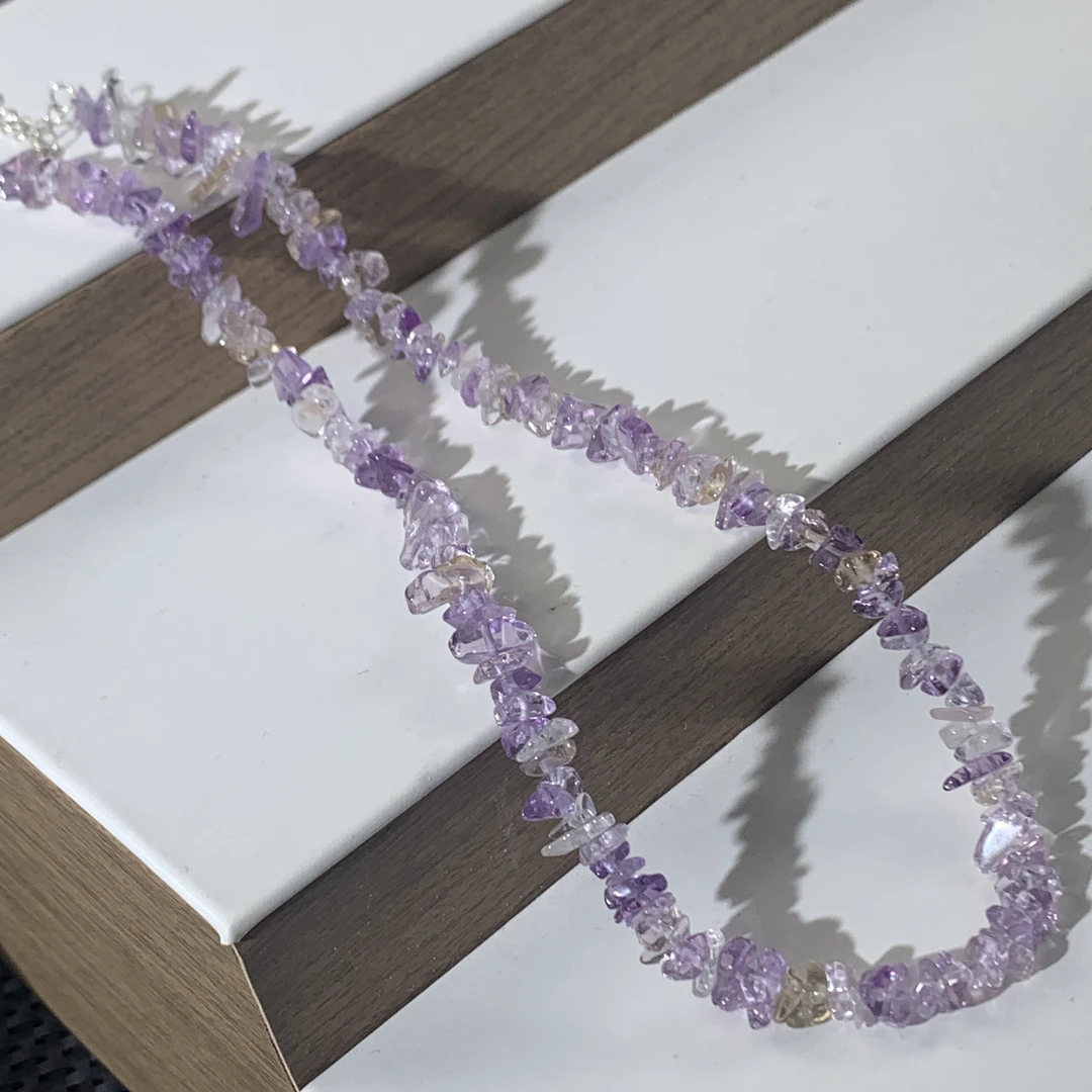 紫黄晶项链合金 ZK24062401