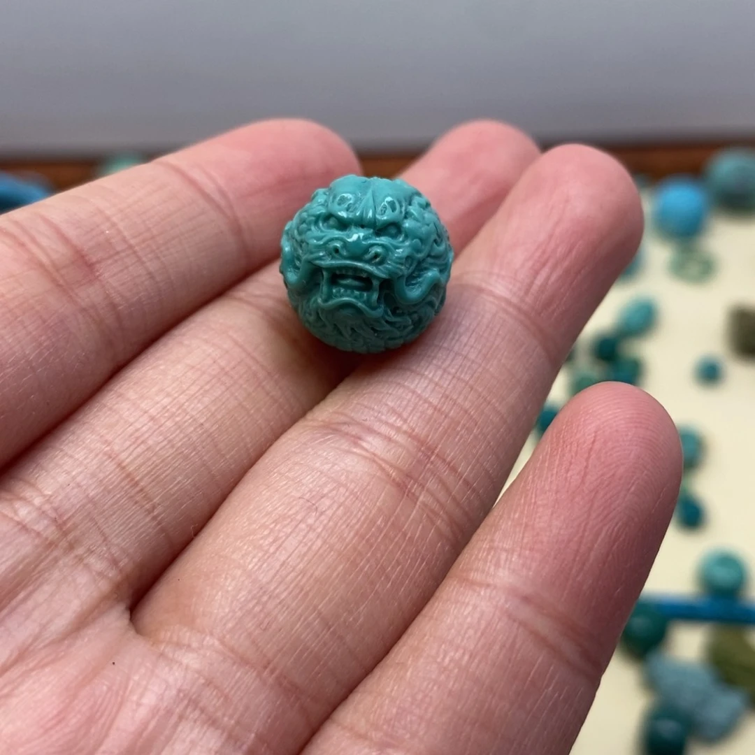 绿松石珠宝半成品未镶嵌