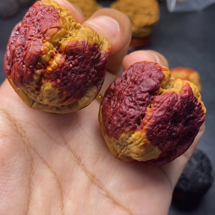 把件文玩核桃39尺蝴蝶蟾