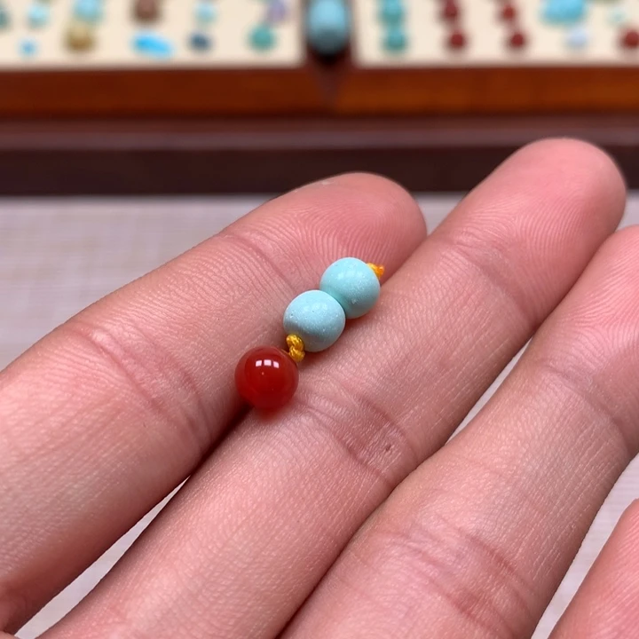 南红玛瑙配饰未镶嵌楠****6