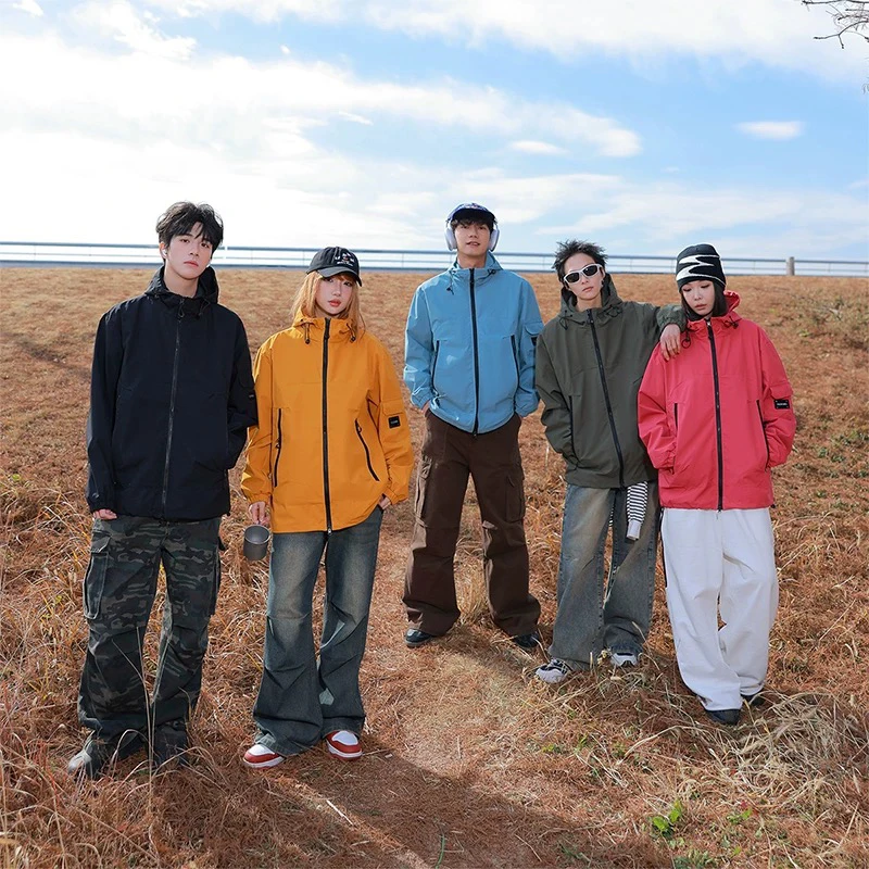 新款春秋季男女同款外套情侣个性百搭时尚潮流夹克789