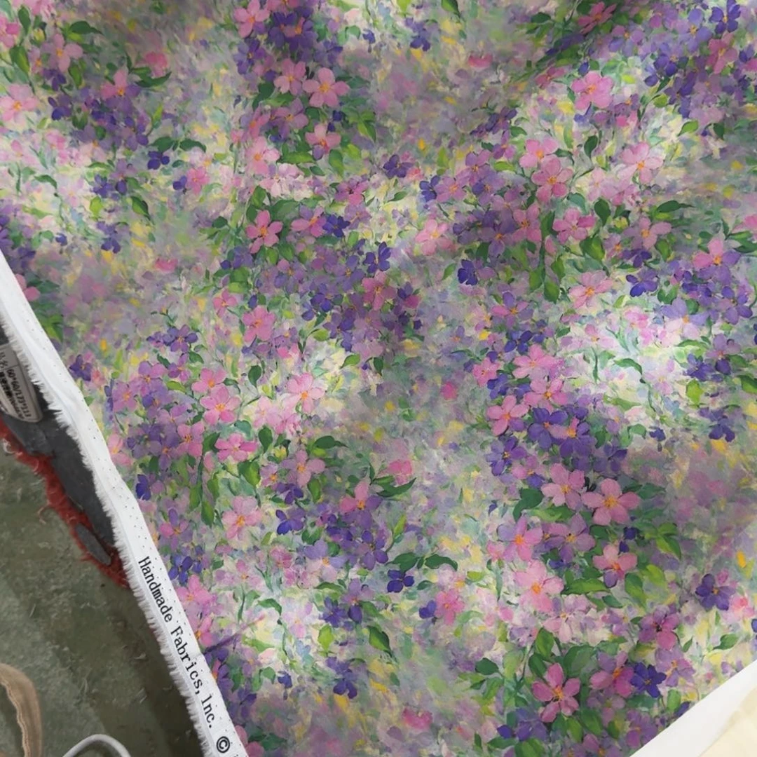 筱*高货纯棉60支加密贡缎1米价X1.5米宽D