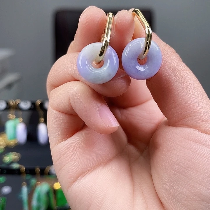 翡翠耳饰未镶嵌饰品