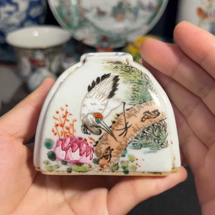 摆件浅降彩水洗一件全品