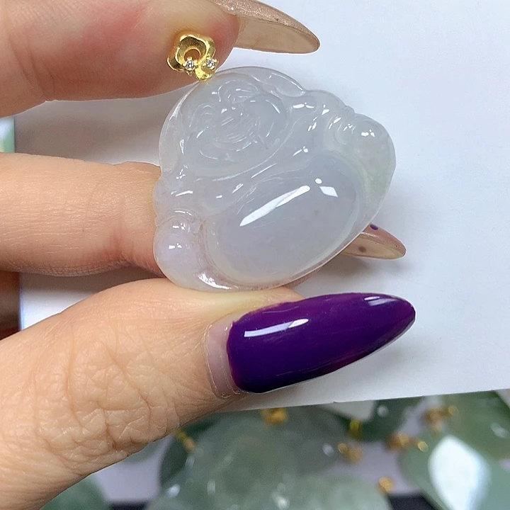 翡翠未镶嵌颈饰挂件