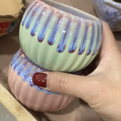 陶瓷Q289粉，绿色。122