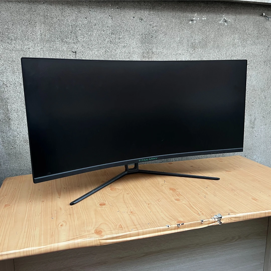 9新 TITAN ARMY/泰坦军团 网吧拆机泰坦军团34G1S带鱼4K显示器