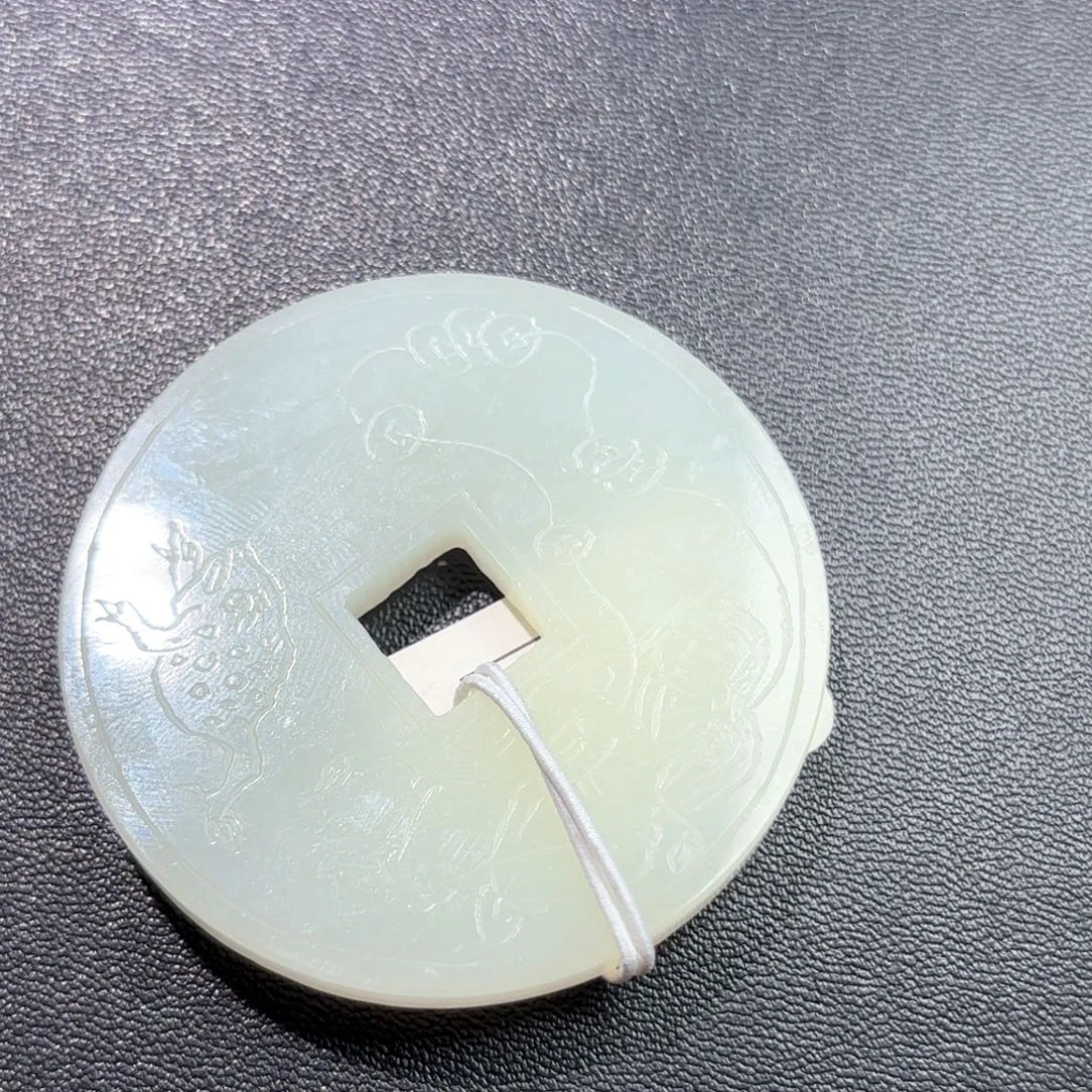 开***乐和田玉未镶嵌挂件