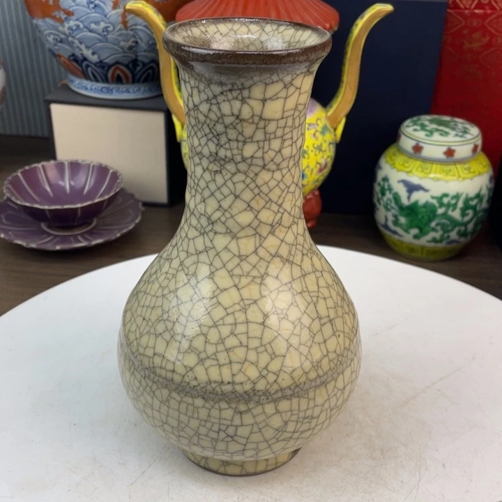 陶瓷哥窑赏瓶一件