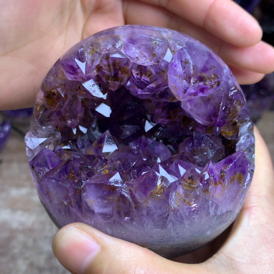 紫晶开口笑未镶嵌李**?