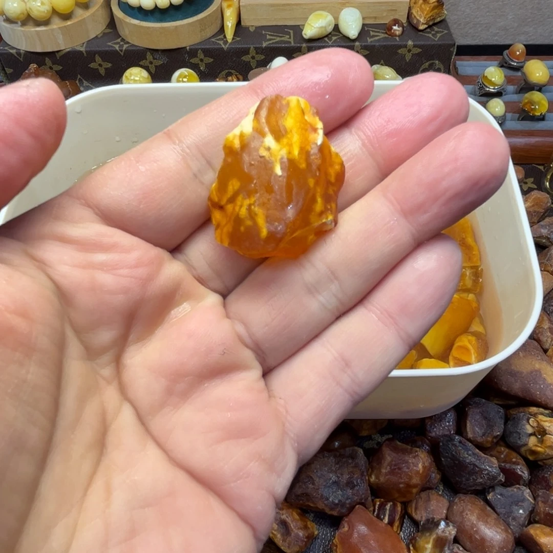 人***梦定制琥珀未镶嵌随行