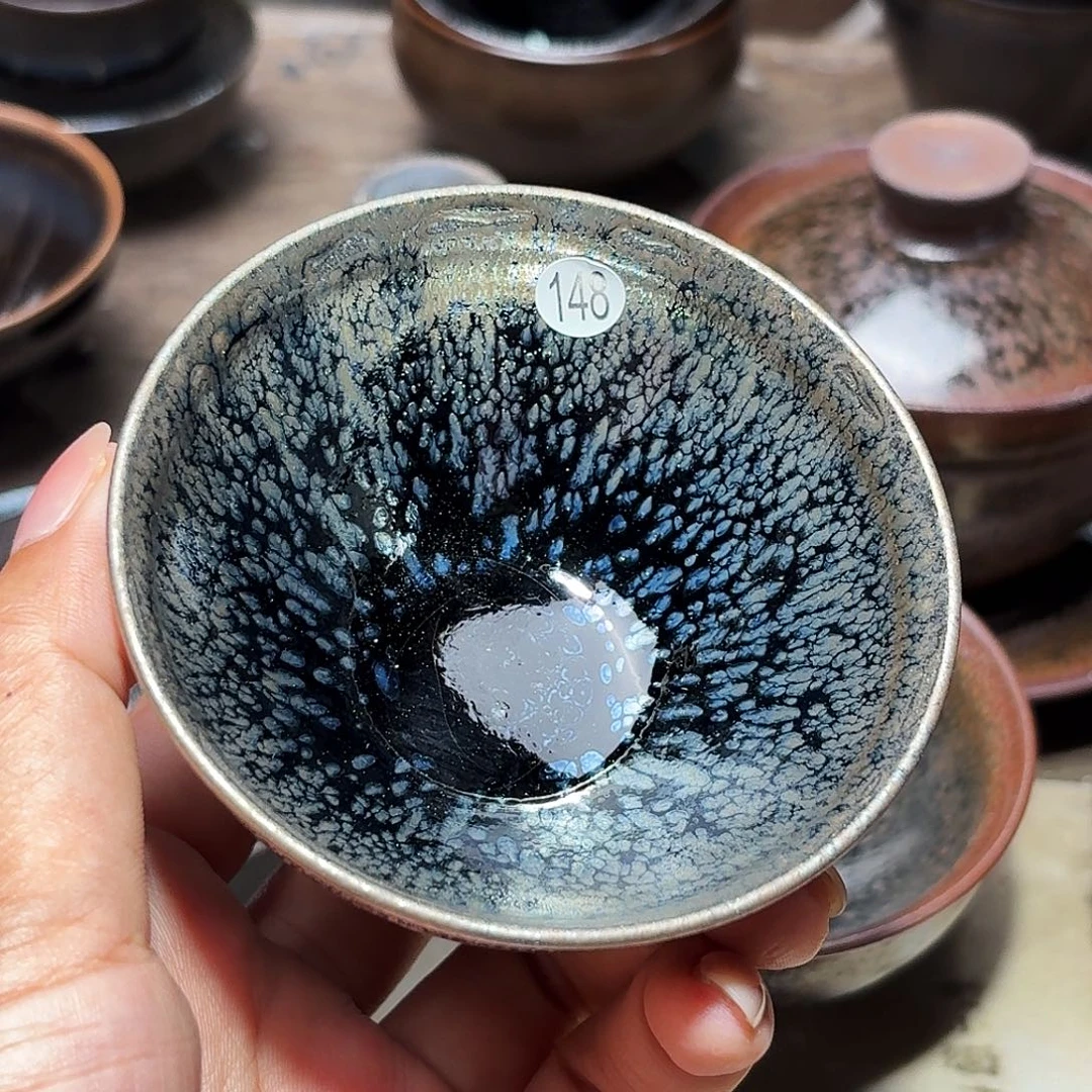茶盏义兴龙窑建盏148微瑕