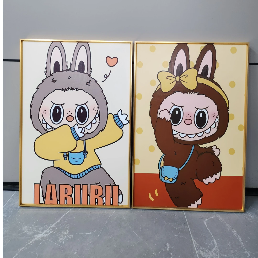 卡通潮流装饰画卧室客厅房桌面边柜儿童房挂画166