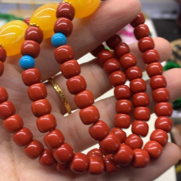 合金颈饰玛瑙/玉髓吊坠