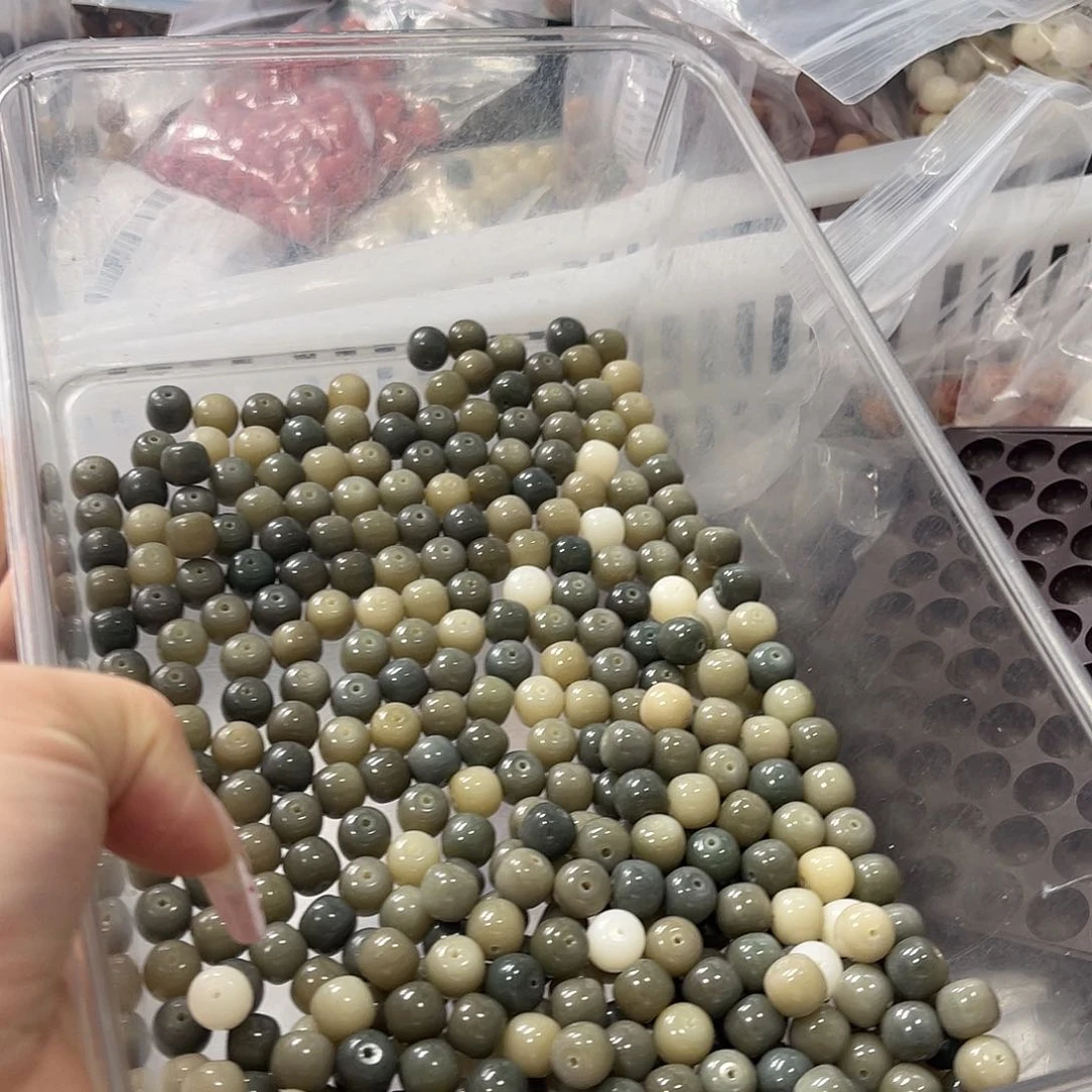 白玉菩提吊坠a锅底11mm/50颗