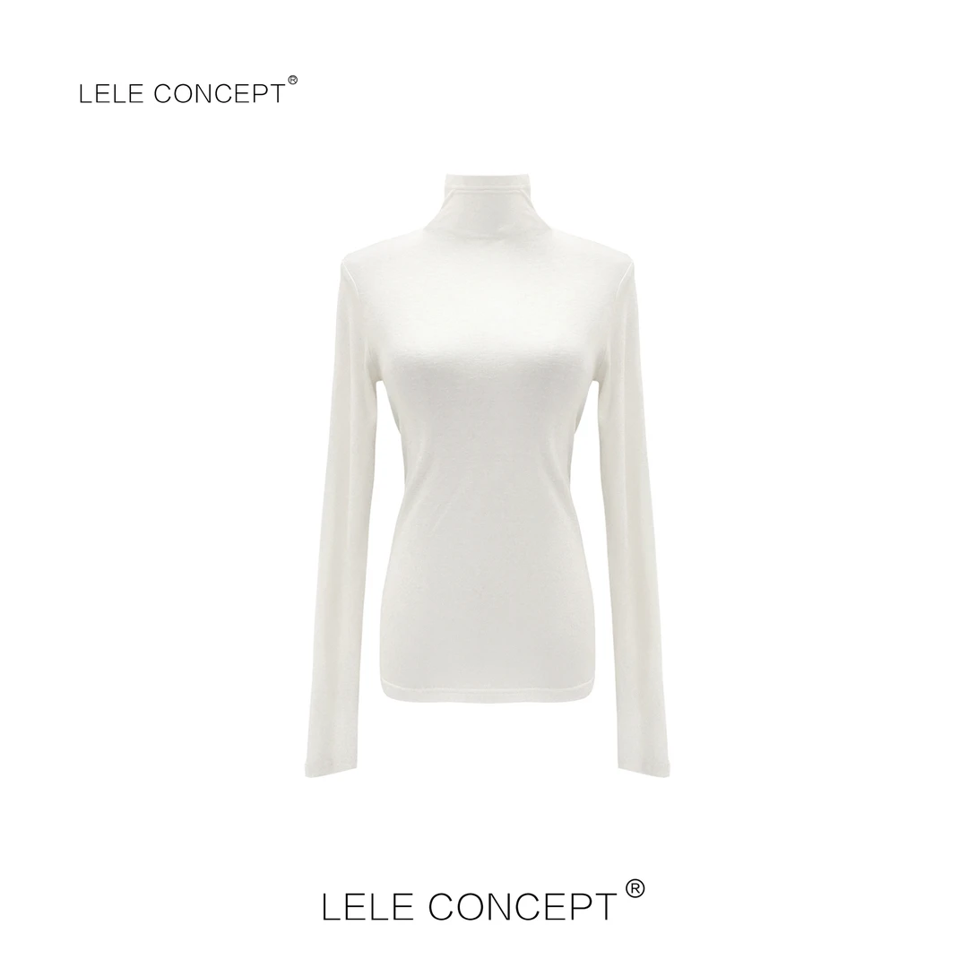 LELE CONCEPT｜【如一】长袖针织衫百搭纯色净版高领打底衫S0528