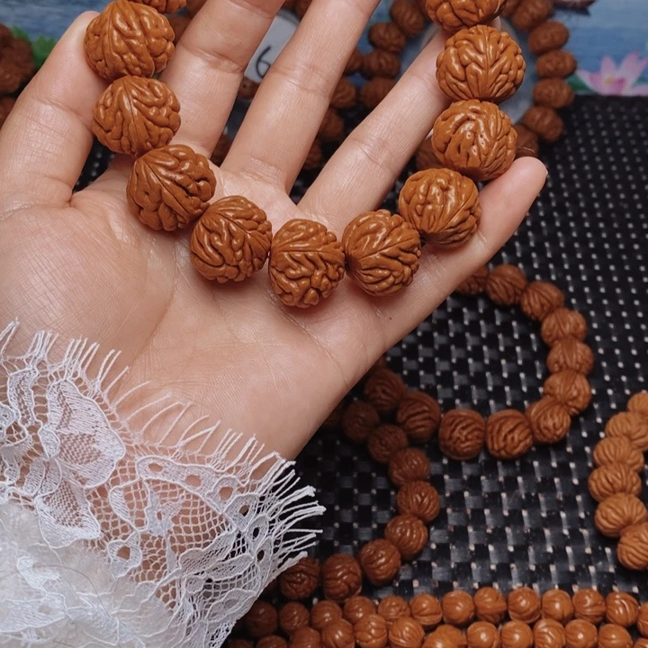 桃核手串酷**头龙纹桃核