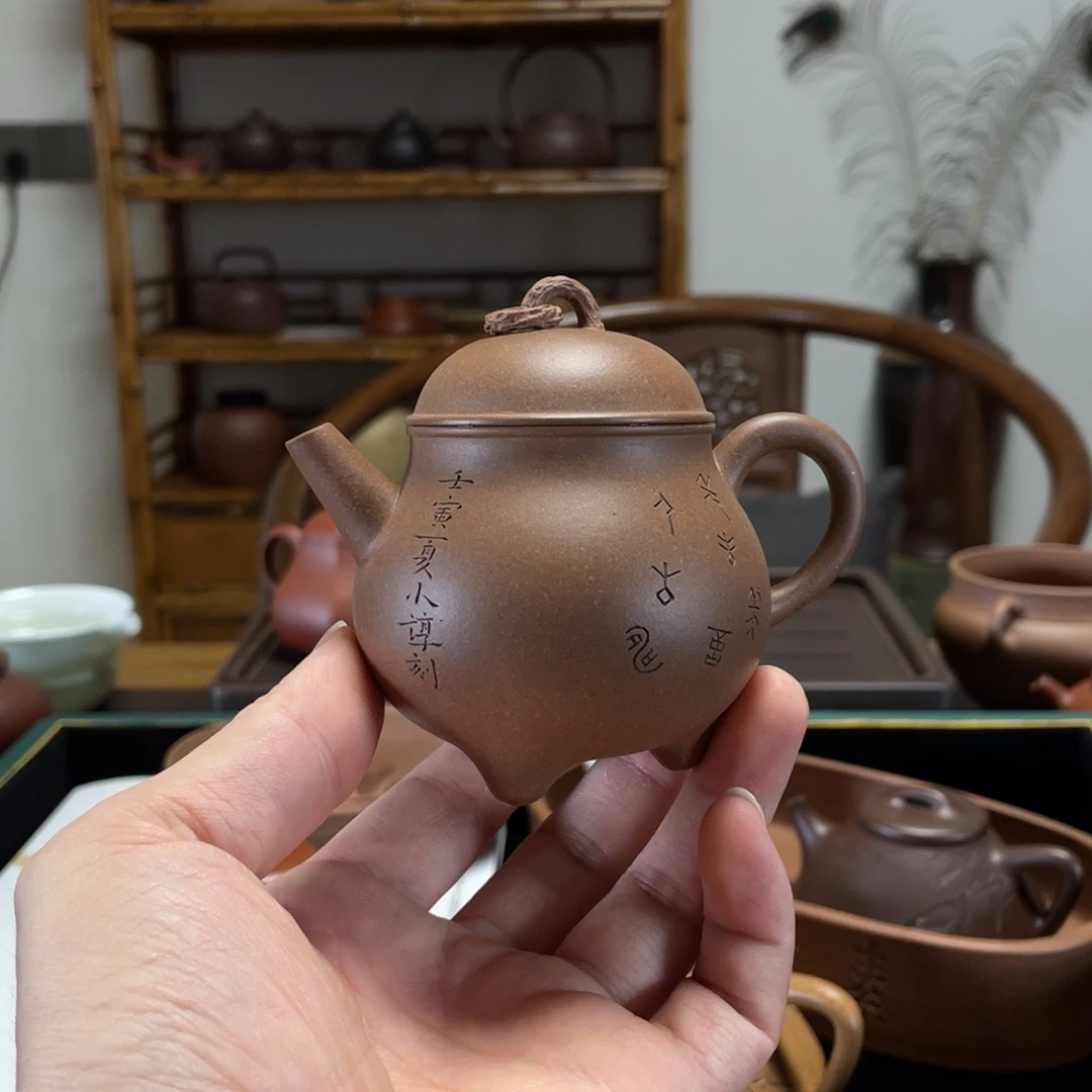 叁***川三足禾壶容量130段泥