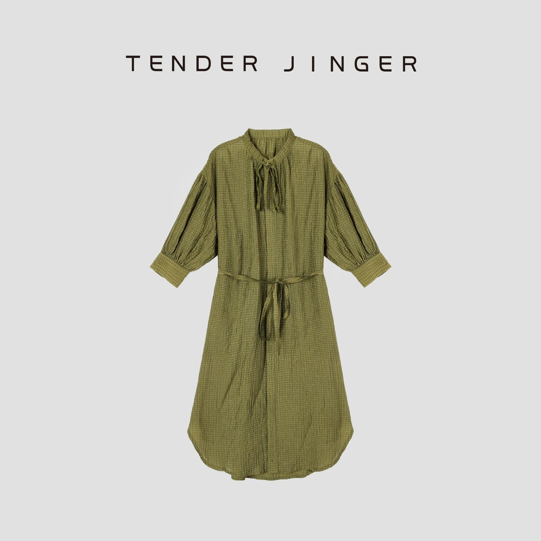 Tender Jinger简约立领气质连衣裙T52YNX30238