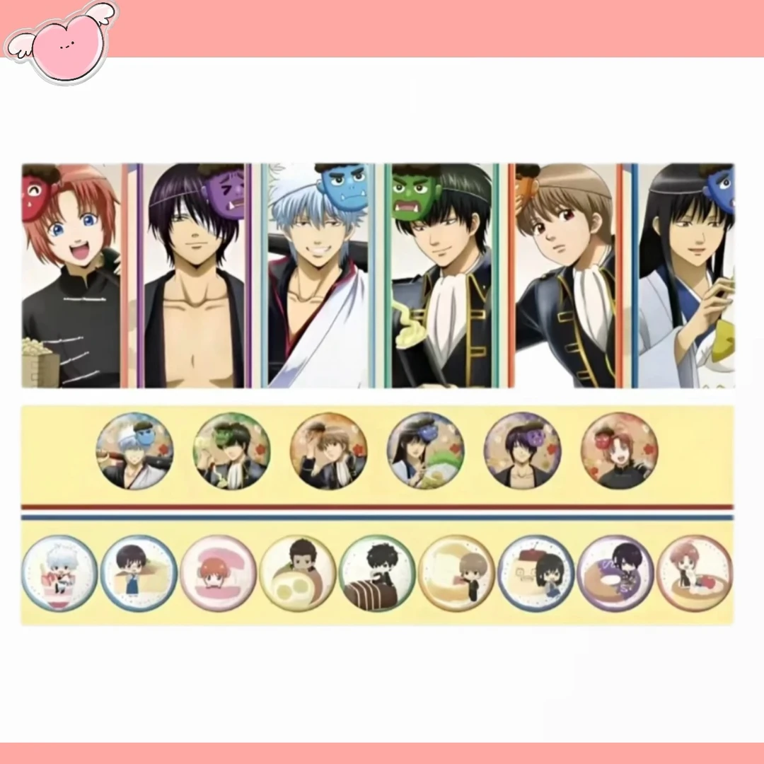 银魂 招财猫卡拉OK联名 正比&Q版 吧唧徽章