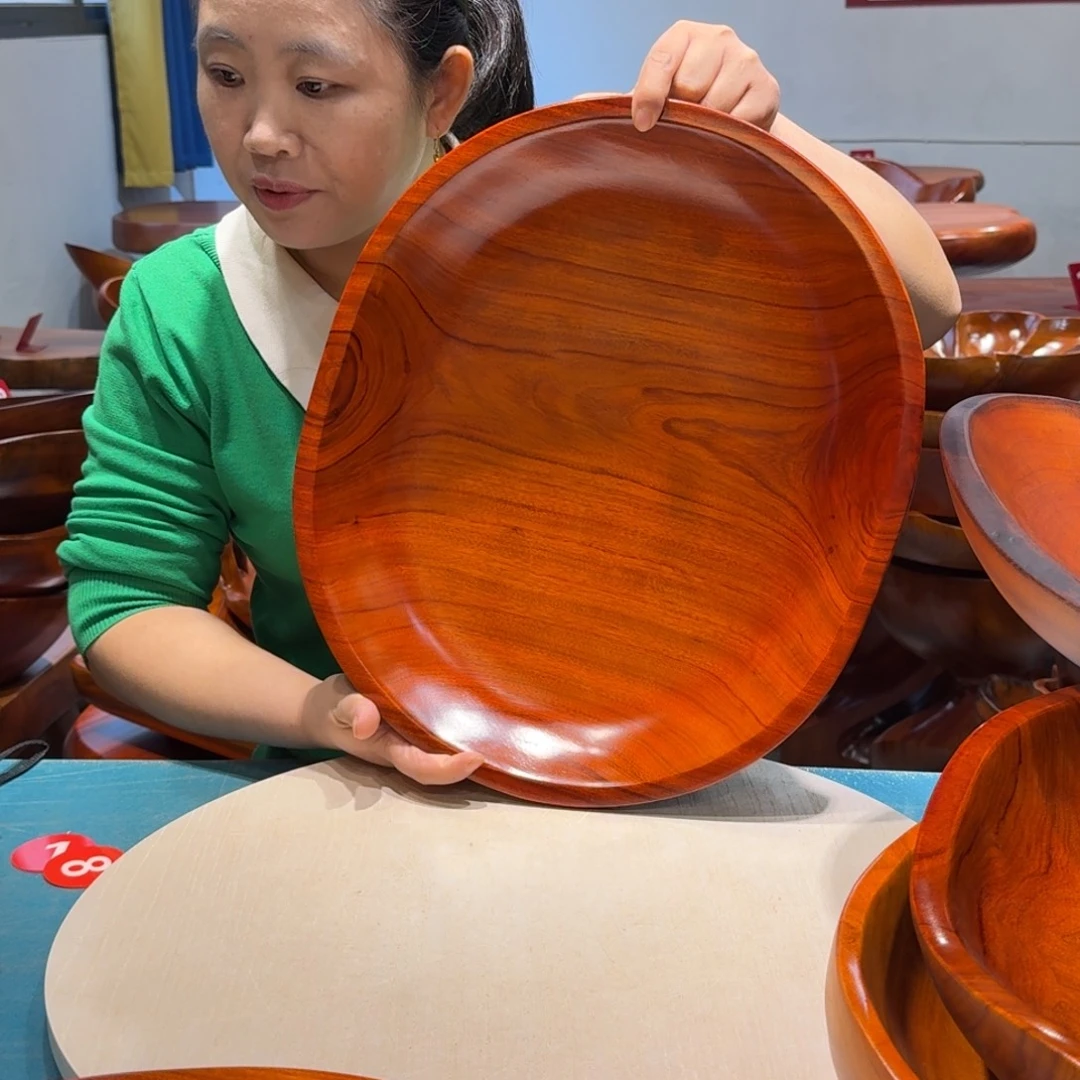 木椭圆盘 42.5*36.5*7.5