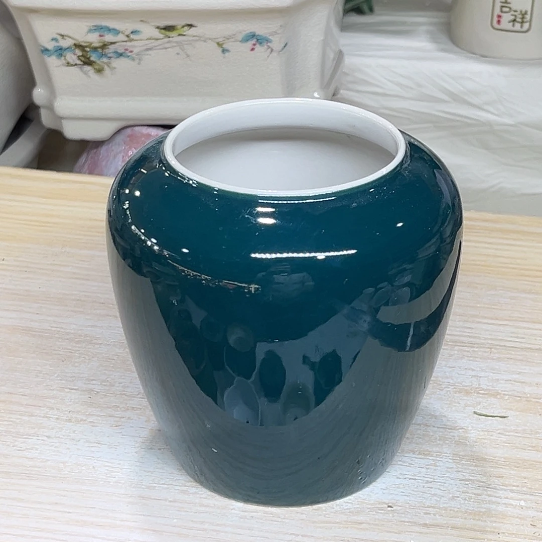 陶瓷绿植多肉微瑕花盆口径8*12