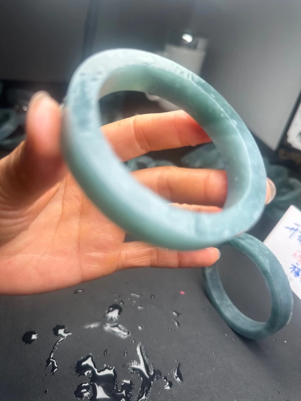 天然翡翠手镯A货定制未镶嵌