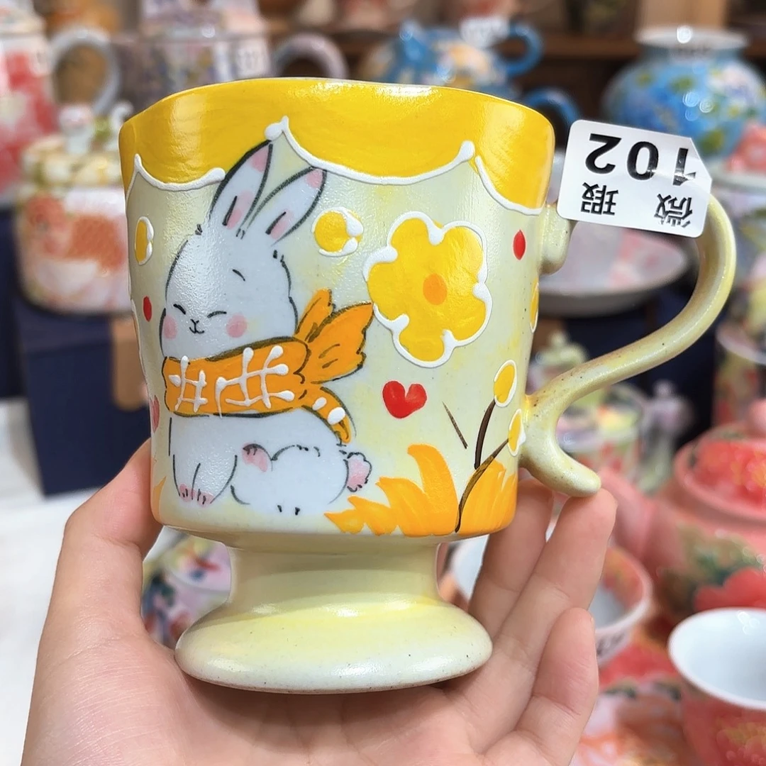 景德镇手绘高温釉下彩陶瓷茶具