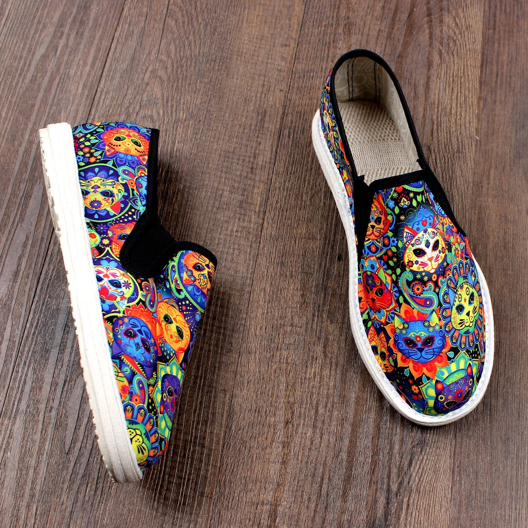 2025新款夏季老北京布鞋男手工千层底透气软底一脚蹬耐磨轻便休闲