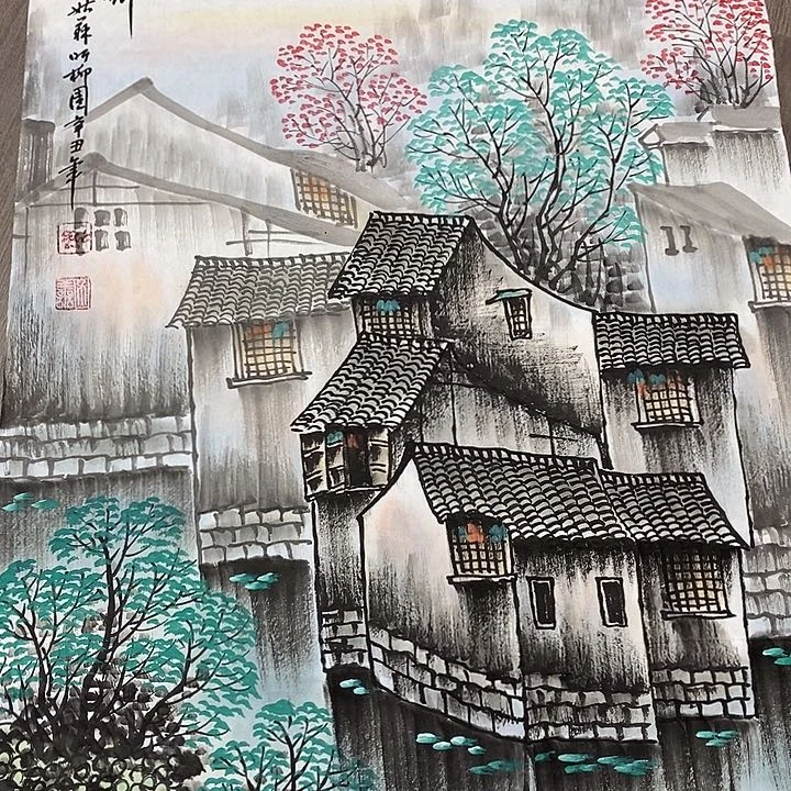 手绘国画作品欣赏9999