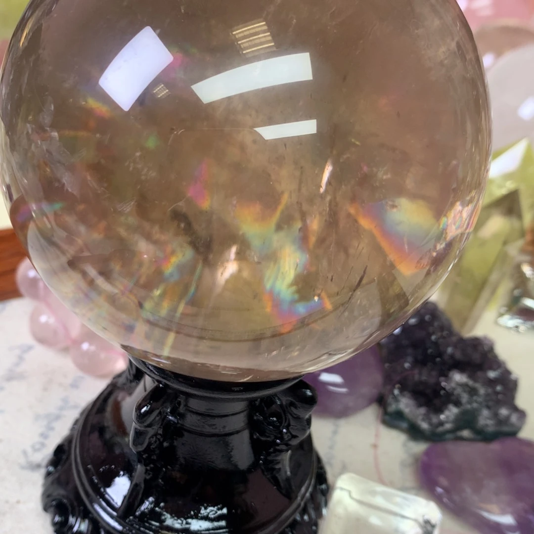 水晶珠宝半成品未镶嵌嗯***急茶水晶球