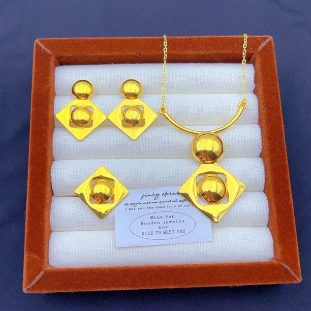 铜合金项链 珠宝21cm(含)-50cm(含)百搭坠链欧美风首饰女饰品轻奢