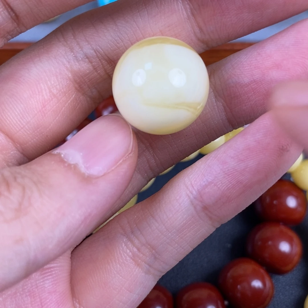 琥珀未镶嵌裸石皮色36